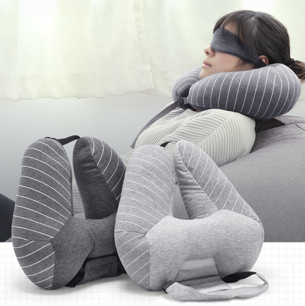 Travel pillow foam particle pillow u-shapedcervical neck pillow lumbar pillow - Mubimart - Travel Pillow 