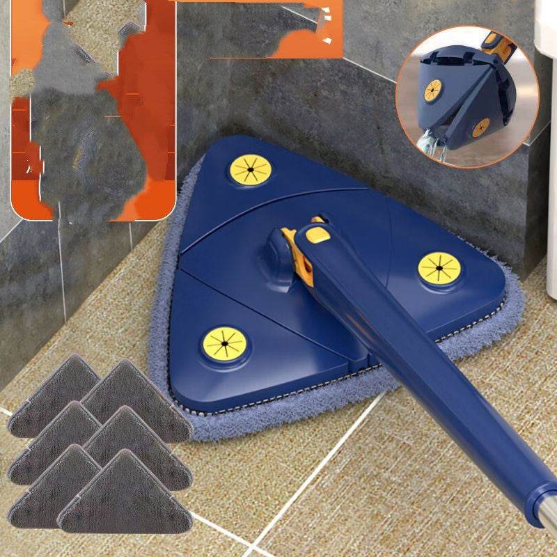 Triangle Mop Ceiling Cleaning Gadget Hand Twist Mop - Mubimart