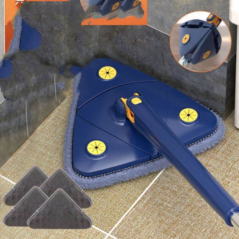 Triangle Mop Ceiling Cleaning Gadget Hand Twist Mop - Mubimart