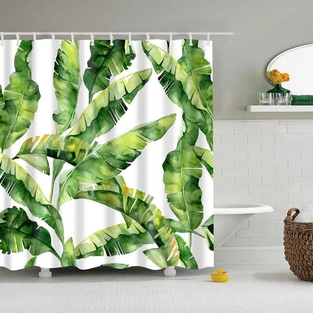 Tropical Shower Curtain - Mubimart -  