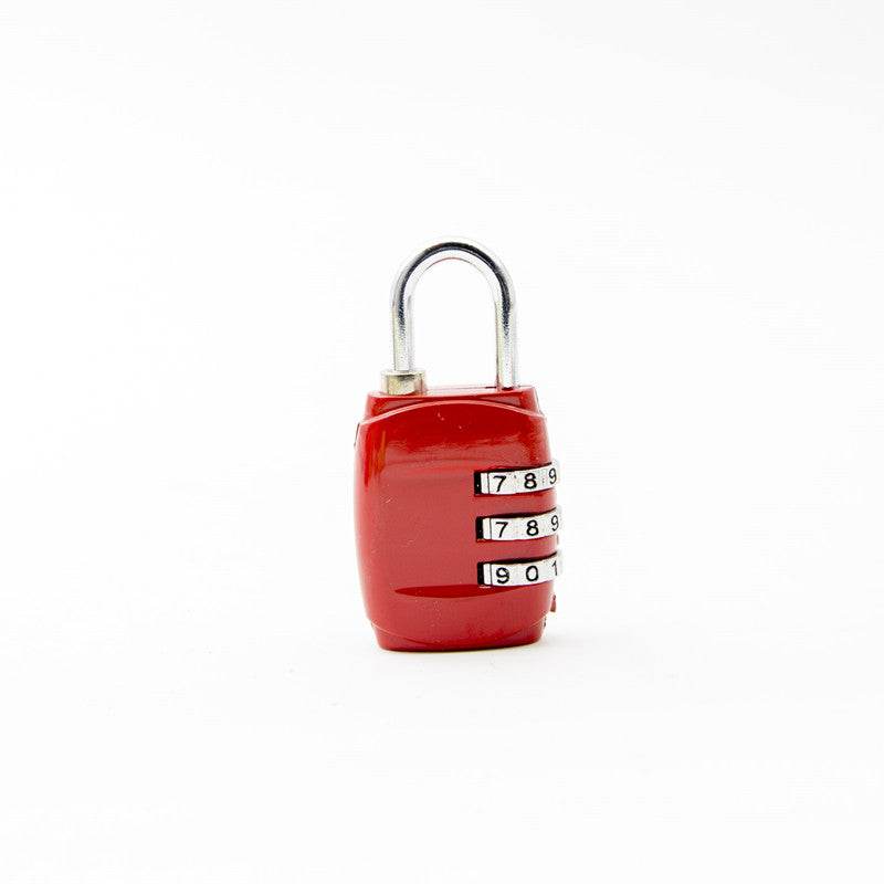 Trumpet three four lock padlock gym cabinet luggage cabinets dormitory backpack anti-theft password lock - Mubimart