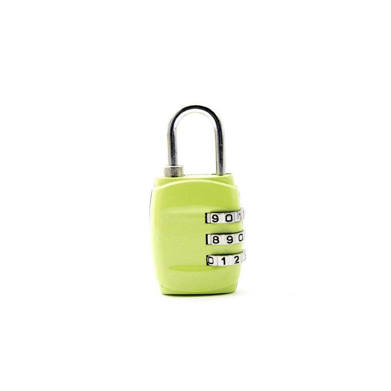 Trumpet three four lock padlock gym cabinet luggage cabinets dormitory backpack anti-theft password lock - Mubimart