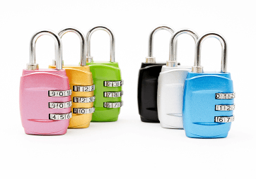 Trumpet three four lock padlock gym cabinet luggage cabinets dormitory backpack anti-theft password lock - Mubimart