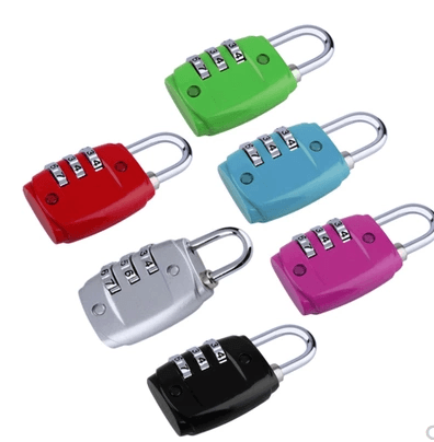 Trumpet three four lock padlock gym cabinet luggage cabinets dormitory backpack anti-theft password lock - Mubimart