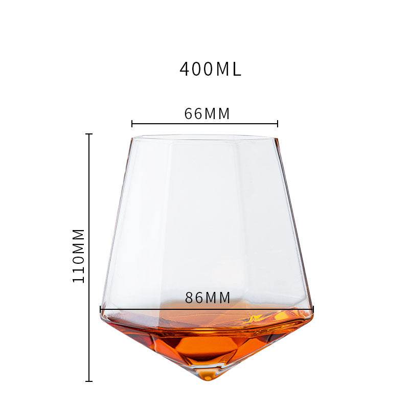 Tumbler Wine Glass Crystal Handmade Wine Glass Foreign Wine Glass - Mubimart