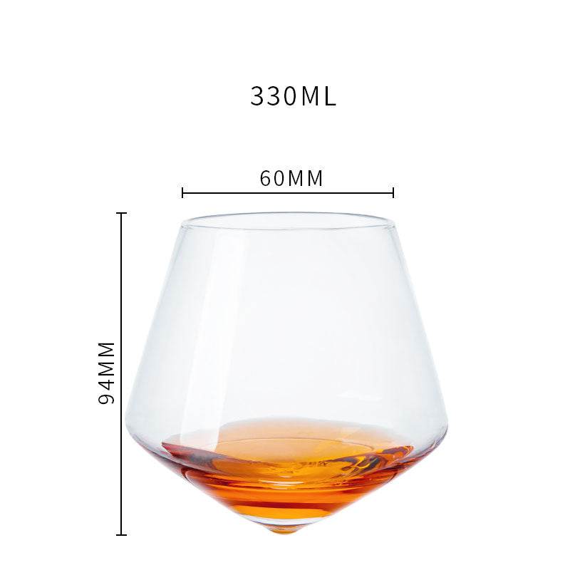 Tumbler Wine Glass Crystal Handmade Wine Glass Foreign Wine Glass - Mubimart