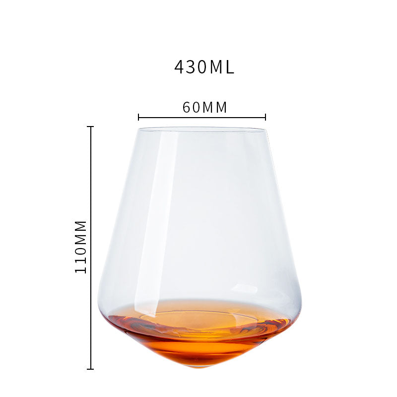 Tumbler Wine Glass Crystal Handmade Wine Glass Foreign Wine Glass Mubimart