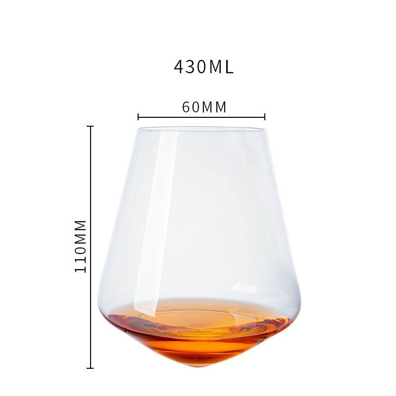Tumbler Wine Glass Crystal Handmade Wine Glass Foreign Wine Glass - Mubimart