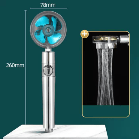 Turbocharged Shower Head Household Shower Head - Mubimart