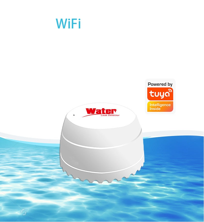 Tuya WiFi Smart Leakage Alarm Home Overflow Flood Detector With Buzzer - Mubimart -  