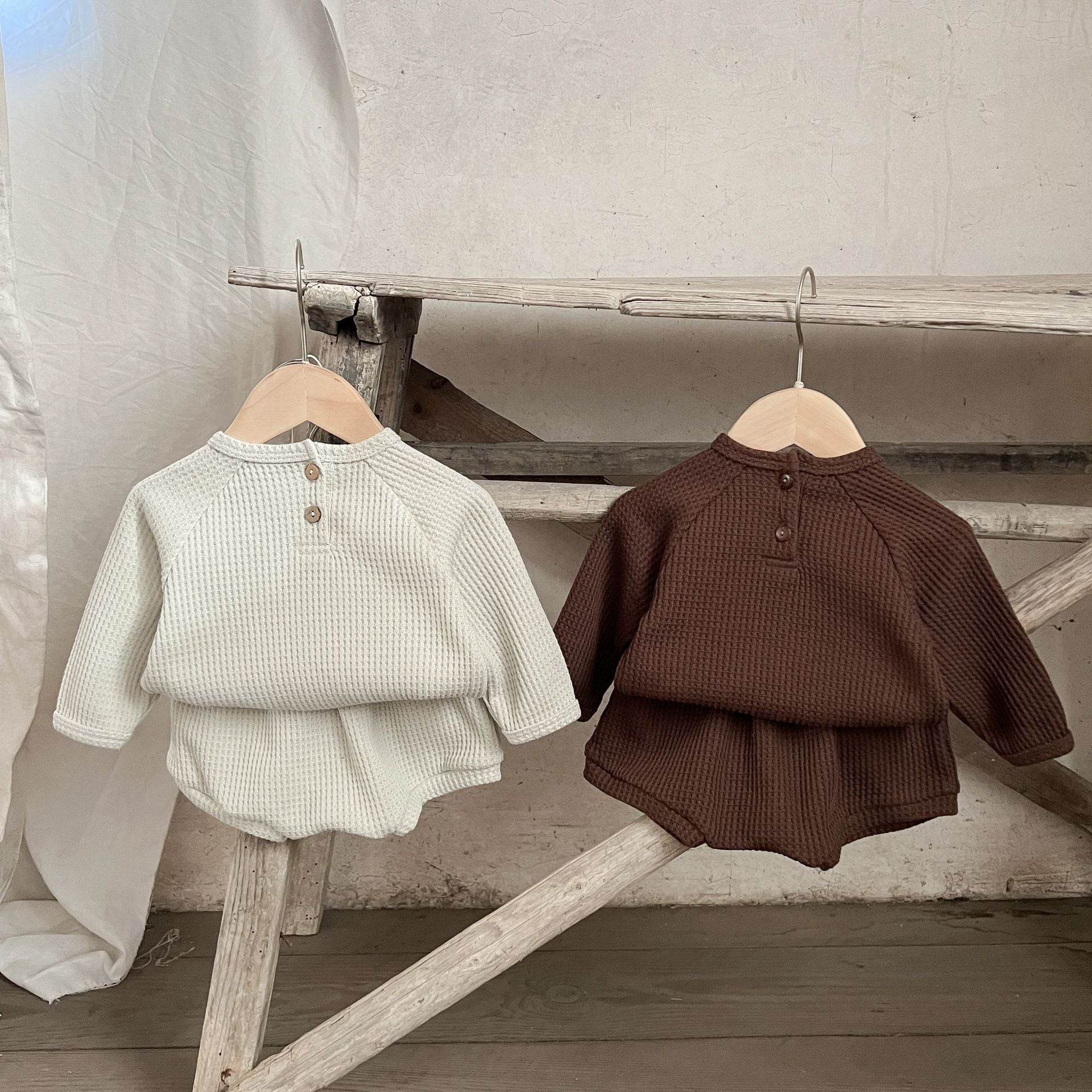 Two Piece Set Of Baby Westernized Sweaters - Mubimart