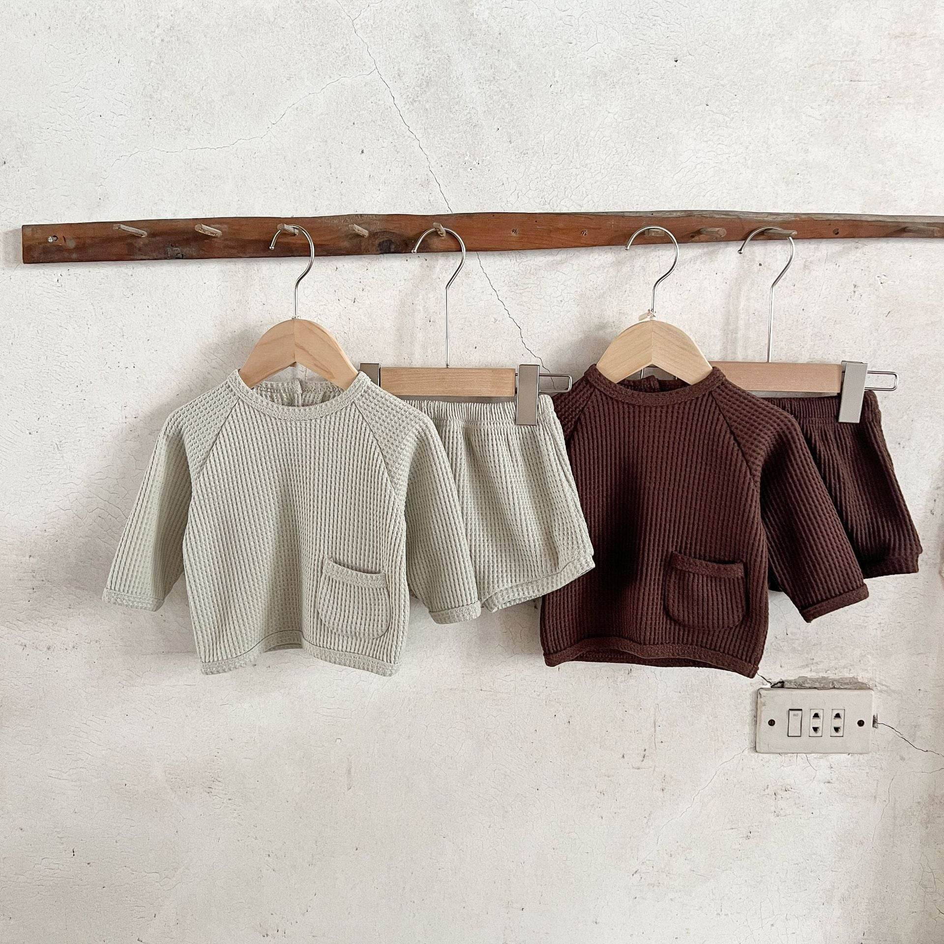 Two Piece Set Of Baby Westernized Sweaters - Mubimart