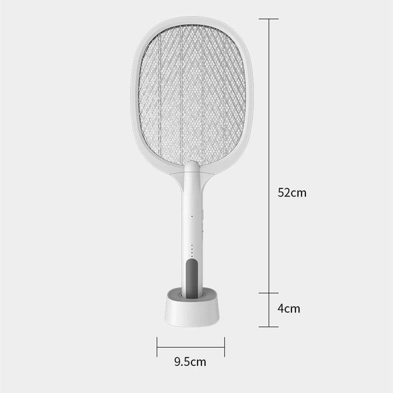Two-in-one USB Rechargeable Electric Mosquito Swatter Household Mosquito Trap - Mubimart