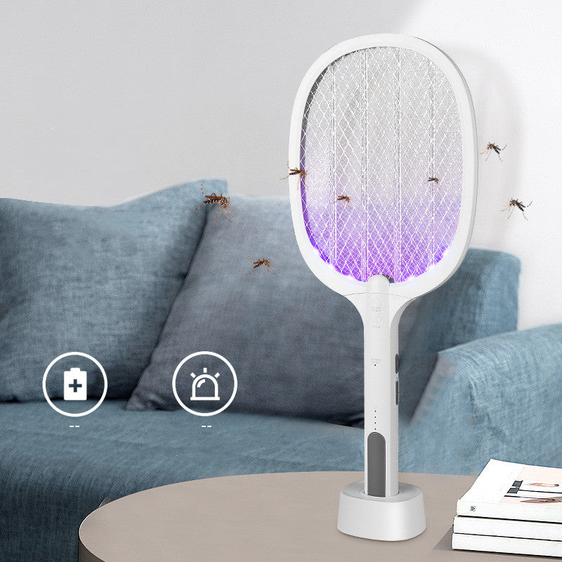 Two-in-one USB Rechargeable Electric Mosquito Swatter Household Mosquito Trap - Mubimart -  