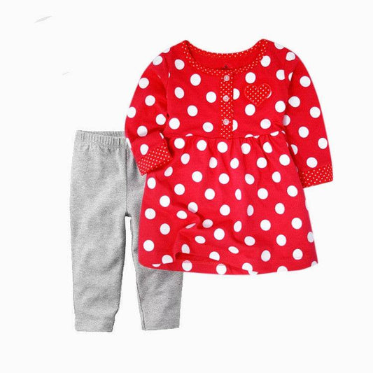Two-piece Baby Clothes For Children Girl Dress - Mubimart