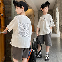 Two-piece Suit For Kids, Handsome And Fashionable, Big Kids - Mubimart - Clothing Set 