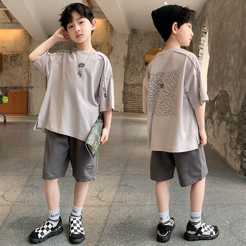 Two-piece Suit For Kids, Handsome And Fashionable, Big Kids - Mubimart