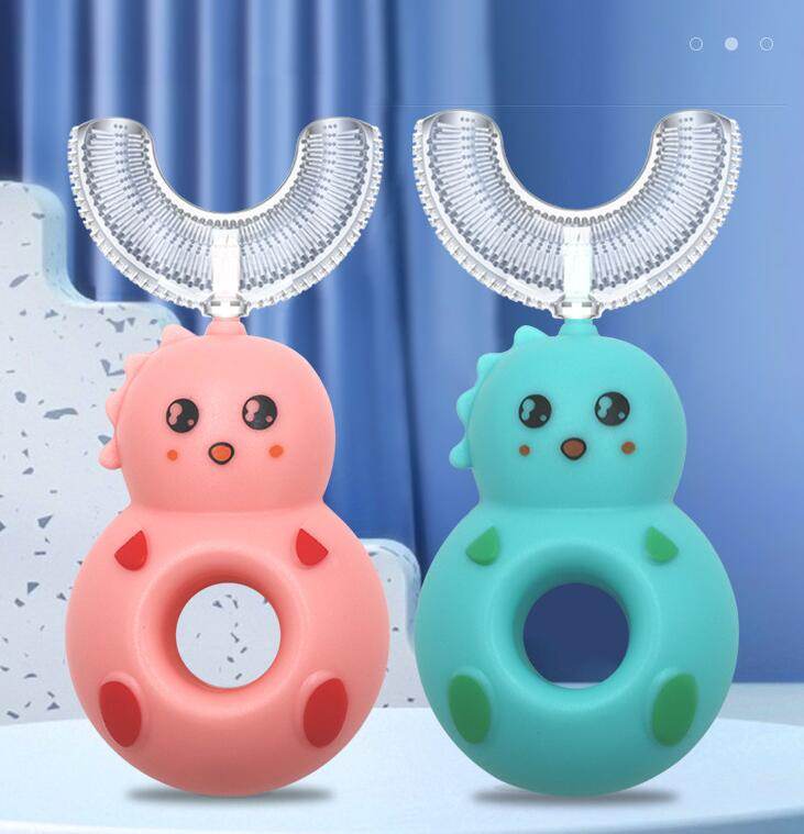 U Child Toothbrush Manual Food Grade Silica Gel - Mubimart