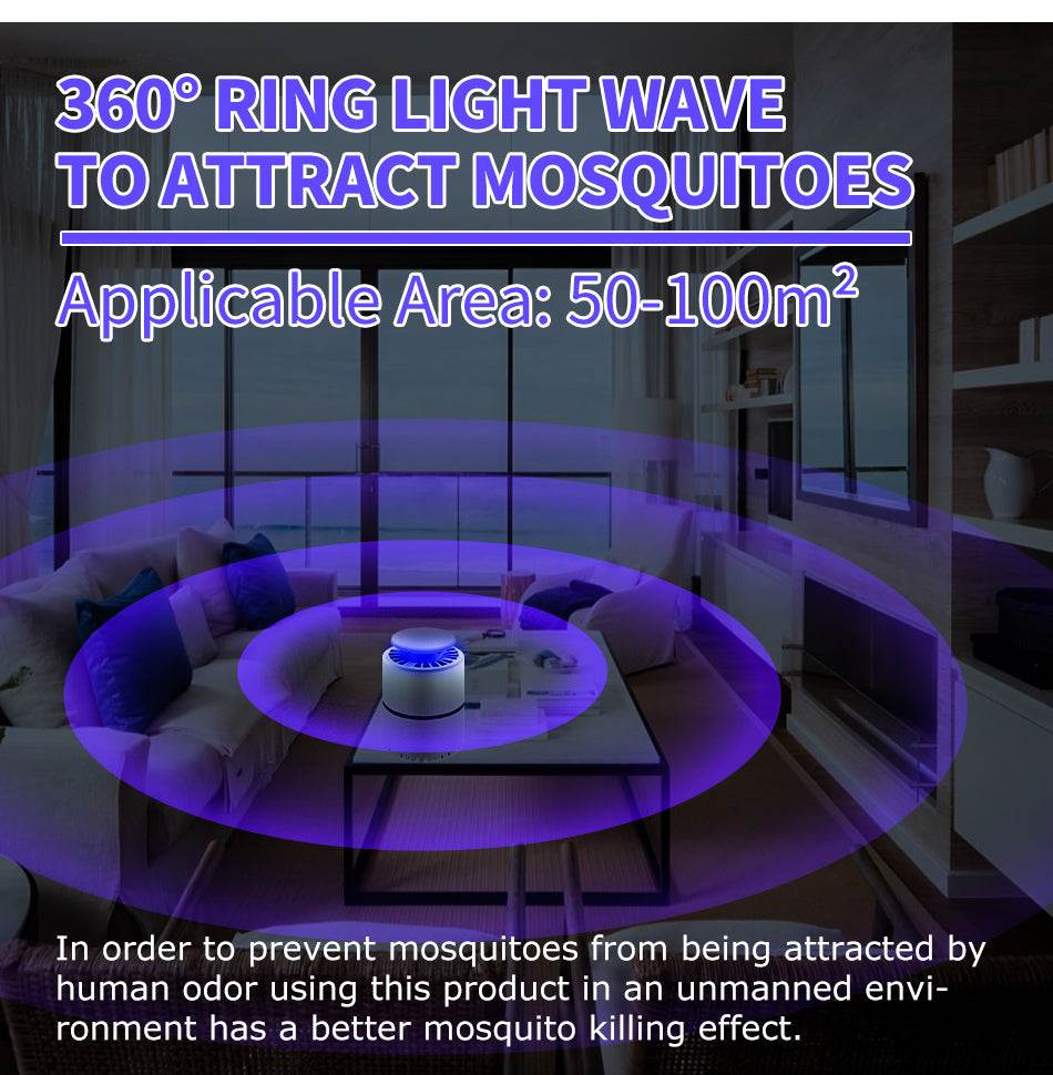 USB 5V Mosquito Killer Light Fly Killers Electric Insect Trap Lamp LED Bug Zapper UV LED Night Light Mosquito Repellent Lamp - Mubimart