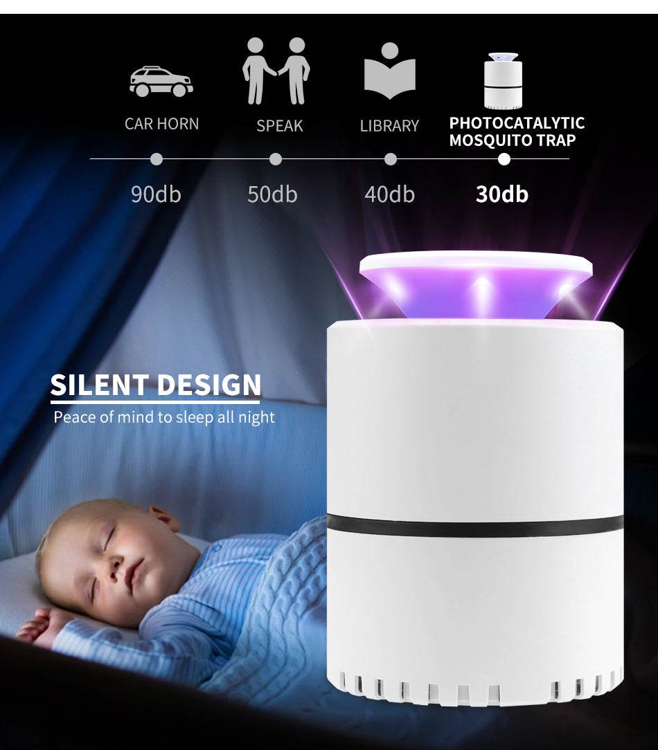 USB 5V Mosquito Killer Light Fly Killers Electric Insect Trap Lamp LED Bug Zapper UV LED Night Light Mosquito Repellent Lamp - Mubimart
