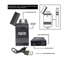 USB Atomic lighter Rechargeable Electric Lighter - Mubimart -  