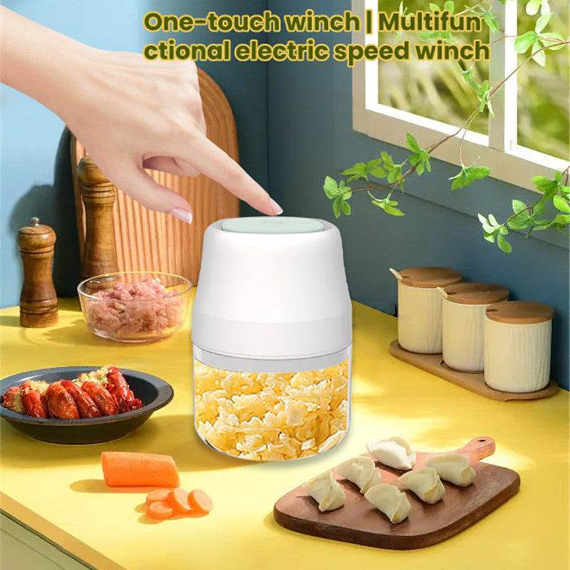 USB Charging Multifunctional Household Kitchen Garlic Masher - Mubimart