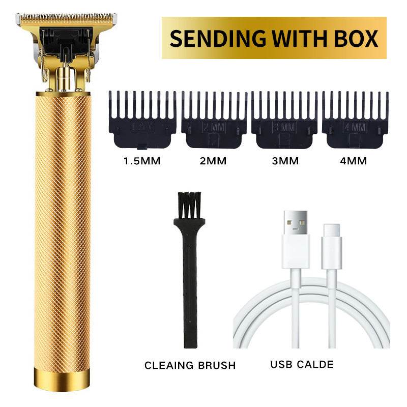 USB Electric Hair Clippers Rechargeable Shaver Beard Trimmer - Mubimart