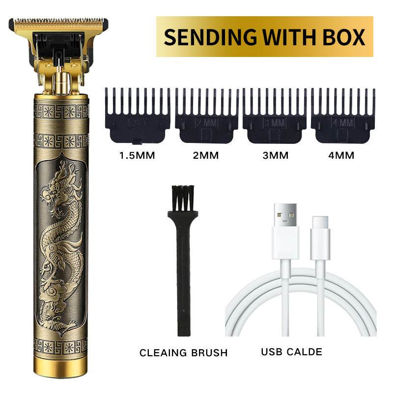 USB Electric Hair Clippers Rechargeable Shaver Beard Trimmer - Mubimart
