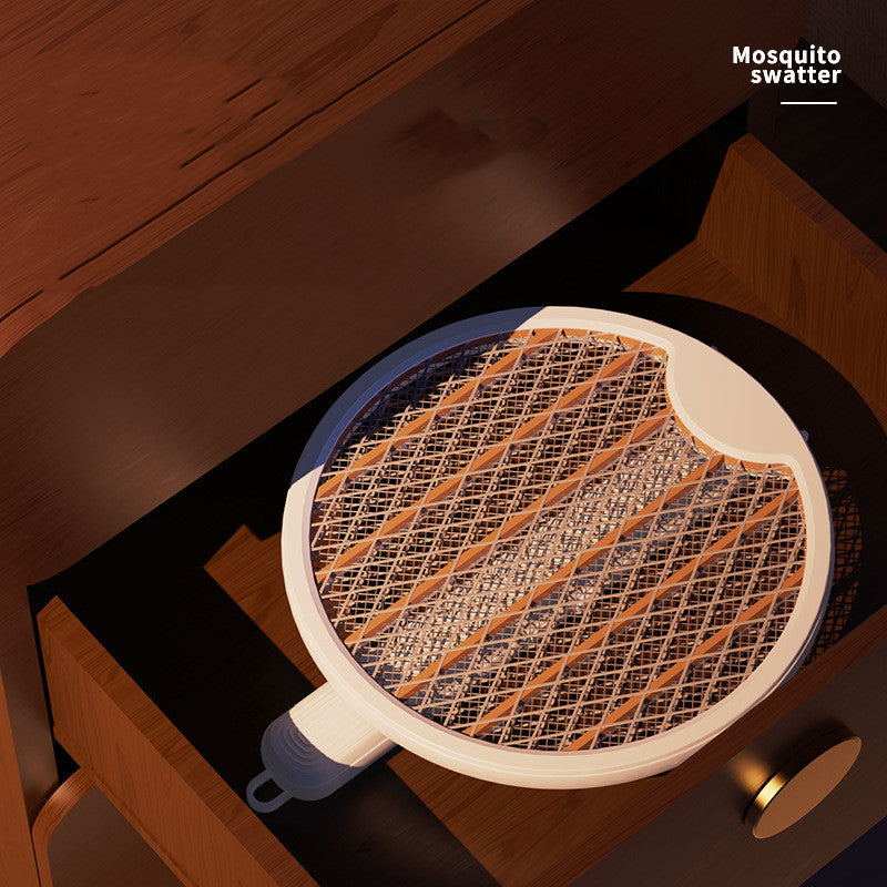 USB Electric Shock Charging Folding Mosquito Swatter - Mubimart -  