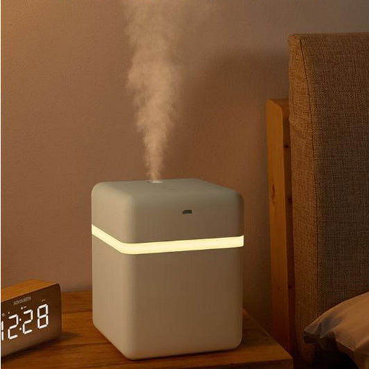 USB Mini Humidifier Household Silent Desktop 600ml Humidifier - Mubimart