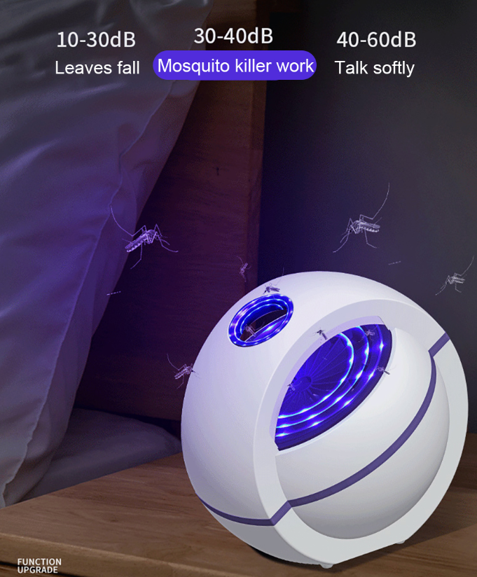 USB Powered Mosquito Killer Lamp 1m/2m Electric No Noise 360° Insect Killer Bug Zapper Mosquito - Mubimart -  