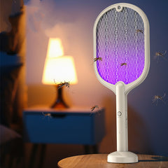 USB Rechargeable Household Electric Mosquito Swatter And Killer Lamp Combo - Mubimart -  