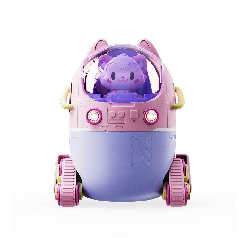 USB Small Heavy Fog Portable Water Replenishing Instrument Cartoon Space Capsule Doll Humidifier - Mubimart