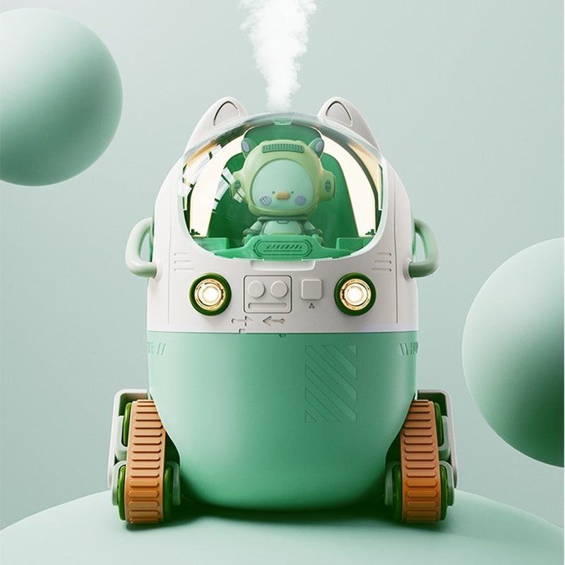 USB Small Heavy Fog Portable Water Replenishing Instrument Cartoon Space Capsule Doll Humidifier - Mubimart - Humidifiers 