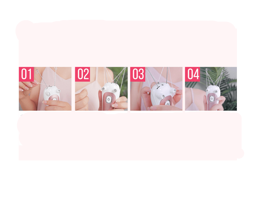 USB Type Face Wringer Facial Hair Remover - Mubimart