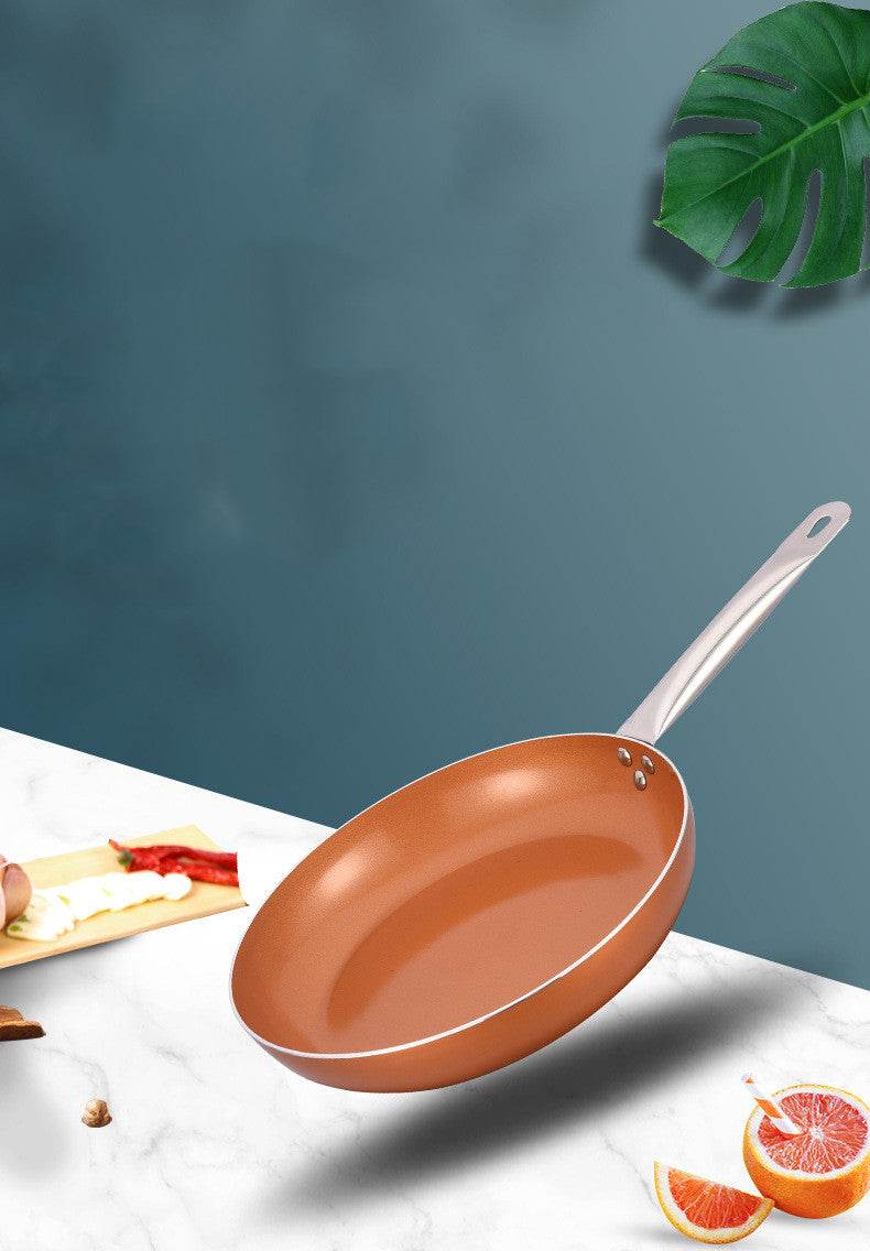 Ujoy Fry Pan Aluminum Non-stick Pan Omelette Fried Steak Frying Pan Household Induction Cooker - Mubimart