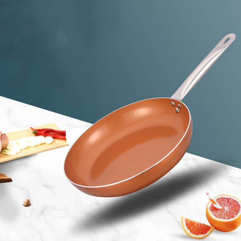 Ujoy Fry Pan Aluminum Non-stick Pan Omelette Fried Steak Frying Pan Household Induction Cooker - Mubimart