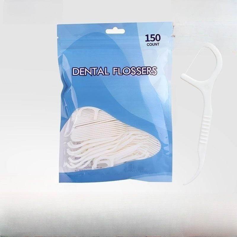 Ultrafine Flossing Toothpicks Safety Bag Packed With 150 Pieces - Mubimart