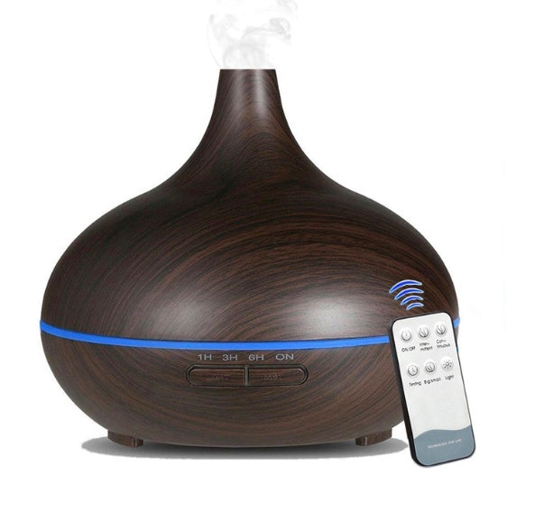 Ultrasonic Aroma Diffuser Humidifier Wood Grain - Mubimart -  