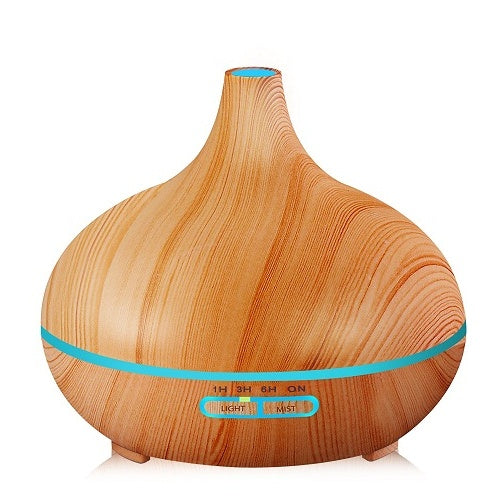 Ultrasonic Aroma Diffuser Humidifier Wood Grain - Mubimart -  