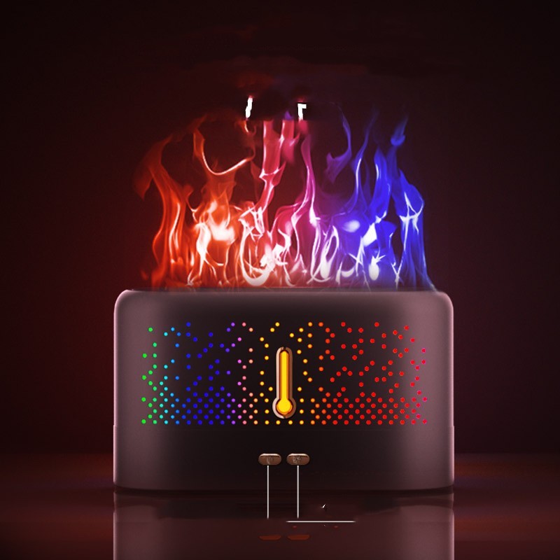 Ultrasonic Aromatherapy Diffuser - Home Flame Humidifier - Mubimart -  