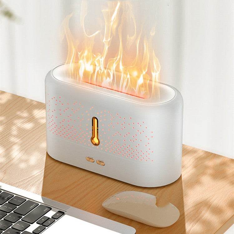 Ultrasonic Aromatherapy Diffuser - Home Flame Humidifier - Mubimart