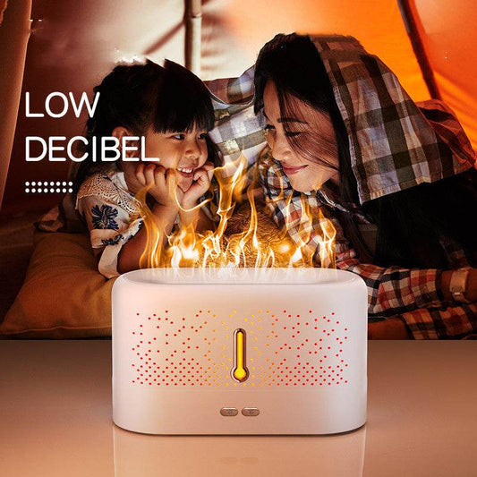 Ultrasonic Aromatherapy Diffuser - Home Flame Humidifier - Mubimart