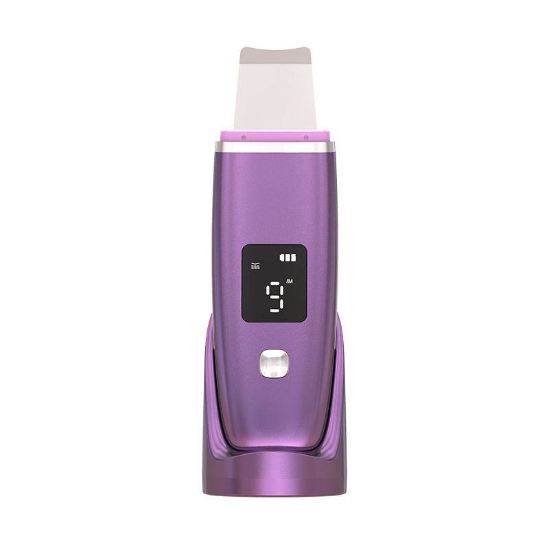 Ultrasonic Vibration Blackhead Remover Deep Cleansing Face Scrubber Pore Cleaner Lifting Machine Facial Led Peeling Shovel - Mubimart