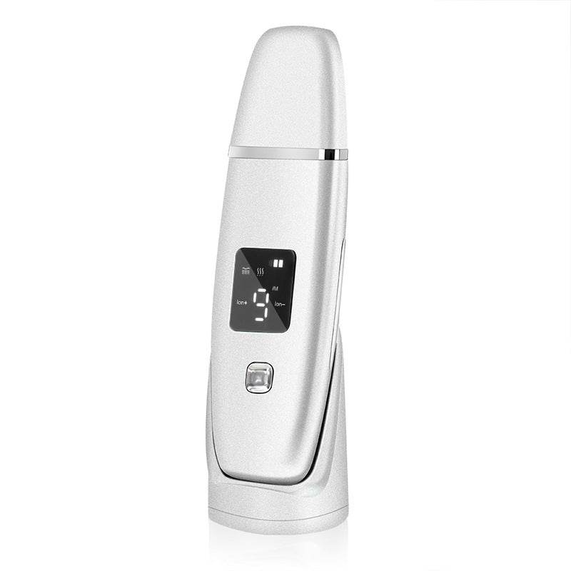Ultrasonic Vibration Blackhead Remover Deep Cleansing Face Scrubber Pore Cleaner Lifting Machine Facial Led Peeling Shovel - Mubimart
