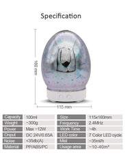 Ultrasonic air humidifier - Mubimart -  