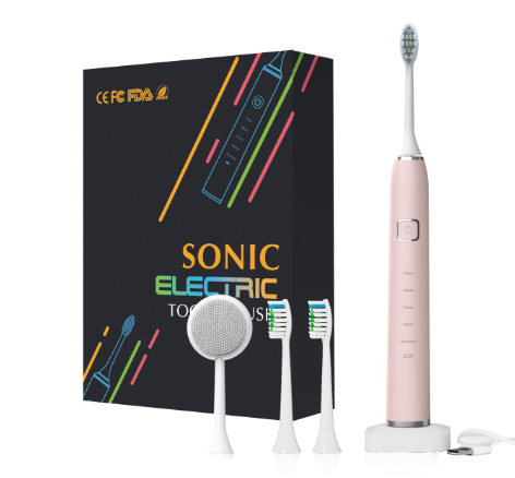 Ultrasonic electric toothbrush - Mubimart -  