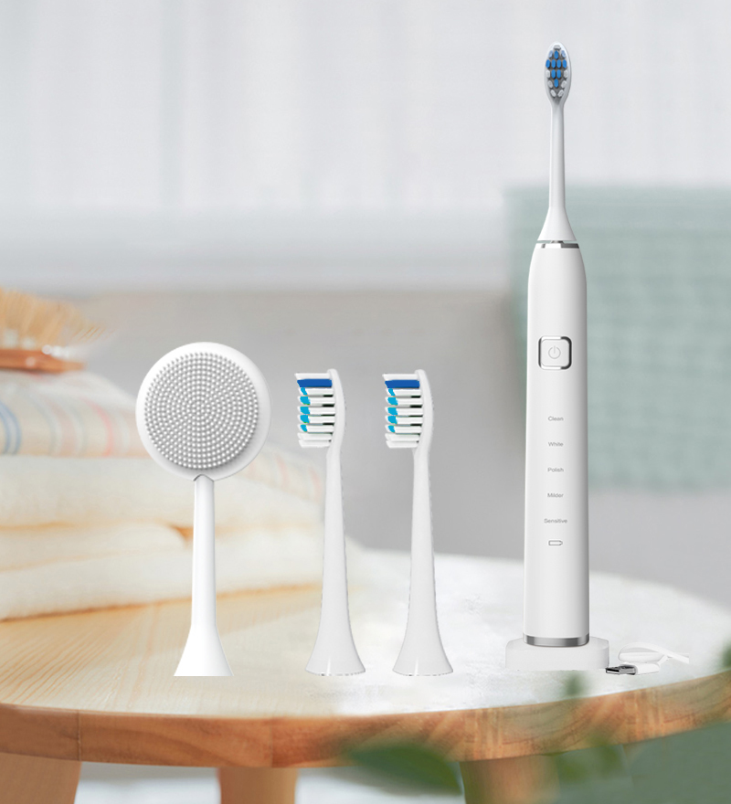 Ultrasonic electric toothbrush - Mubimart -  