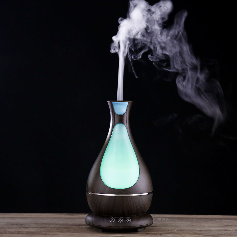 Ultrasonic mute wood grain humidifier - Mubimart - Ultrasonic Humidifiers 