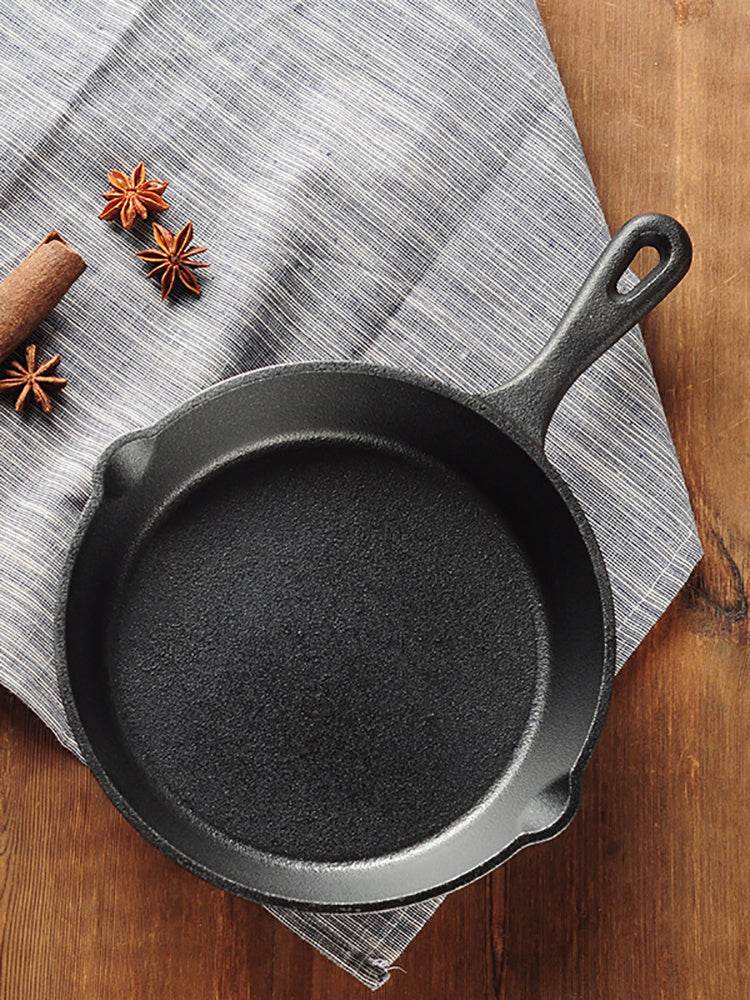 Uncoated non-stick thickened cast iron pan - Mubimart